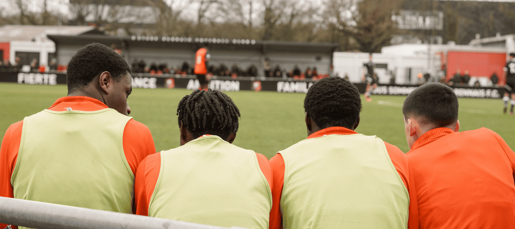 Agence de communication en Bretagne – Photographie des joueurs du Stade Rennais.